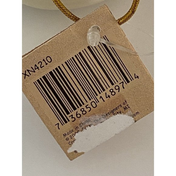 Crazy Mountain Ceramic Large Ornament Snowman Holding Lantern‎ Vintage 2000 NWT - Picture 16 of 16